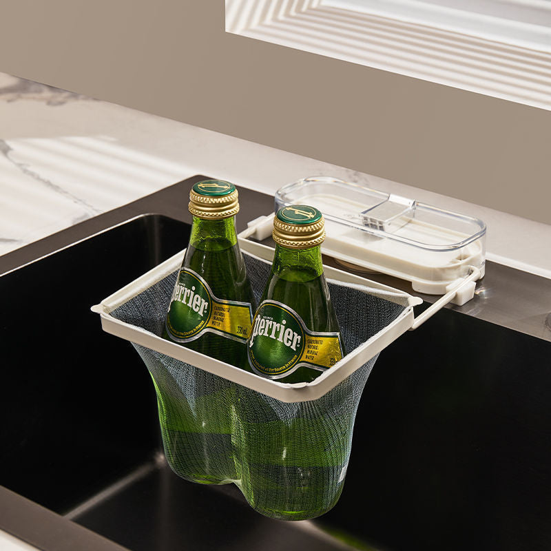 Effortless Sink Strainer: No-Hole Suction Kitchen Filter Rack for Leftovers, Noodles, and More