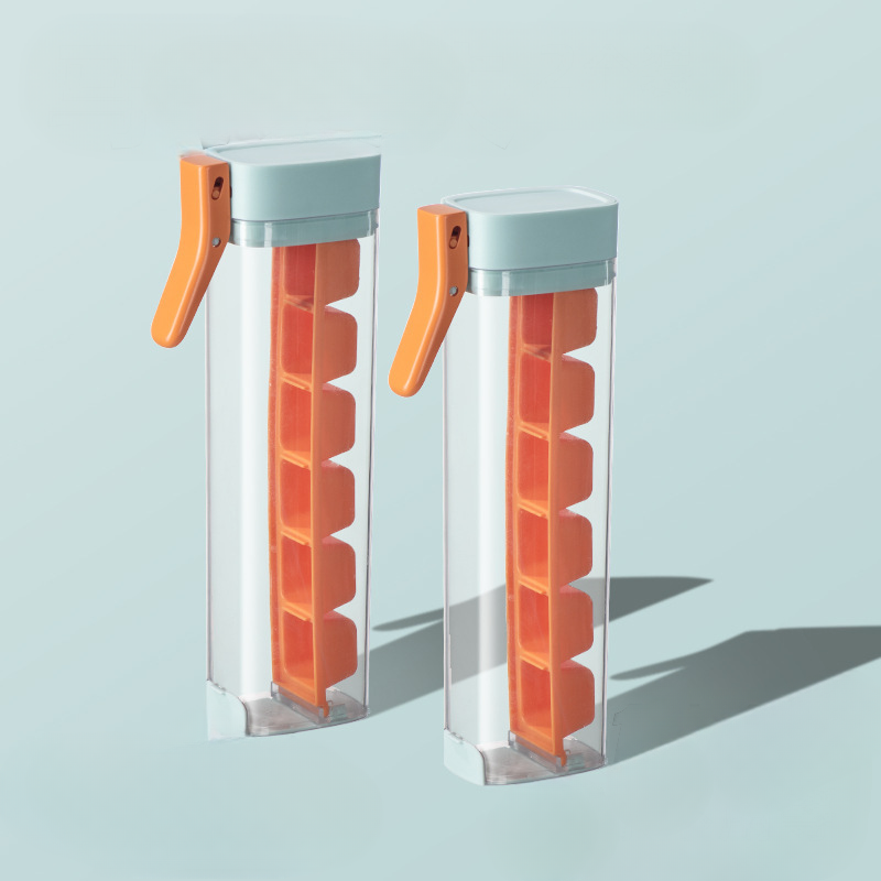 One-Handed Ice Cube Mold: Effortless Space-Saving Solution