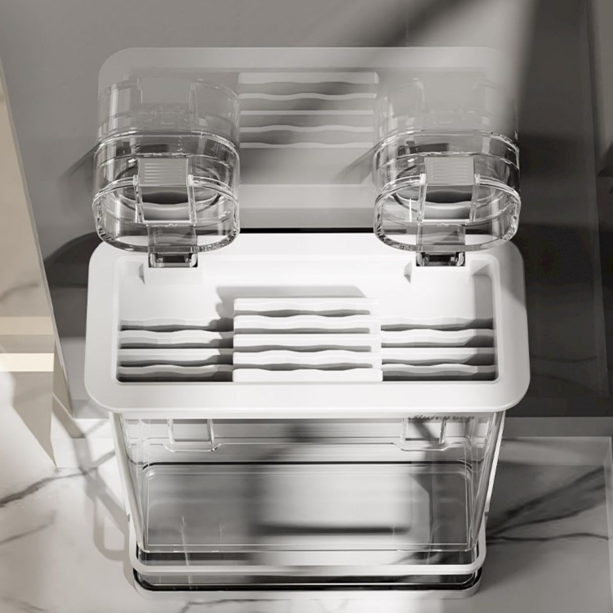 All-in-One Knife and Utensil Holder: Suction Cup with Multi-Slot Design