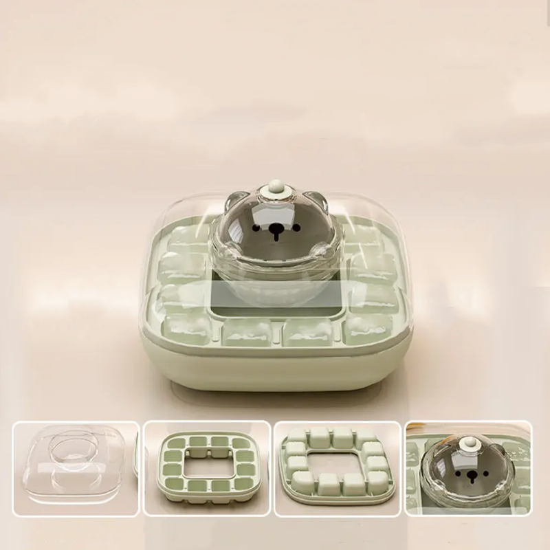 2-in-1 Press Ice Cube Tray – Quick Release & Easy to Use
