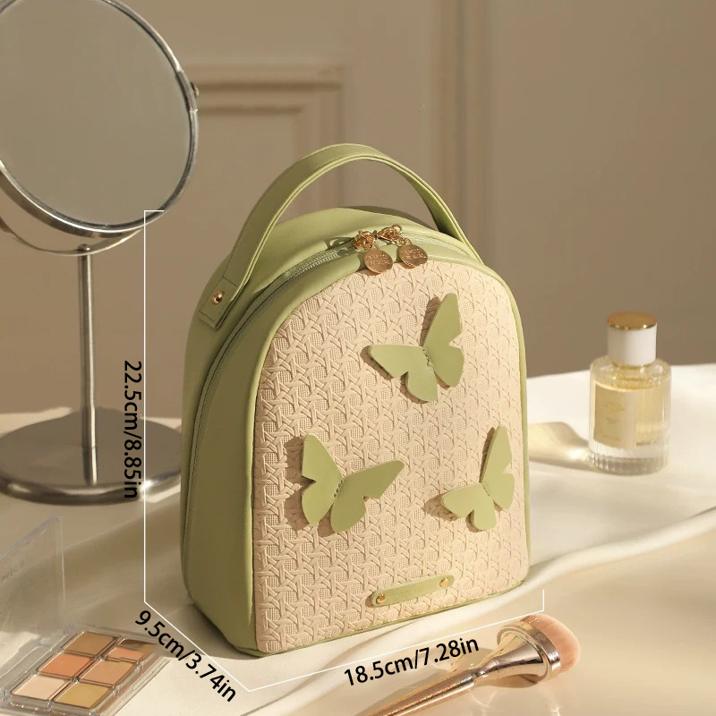 Butterfly Cosmetic Bag – Spacious & Travel-Friendly