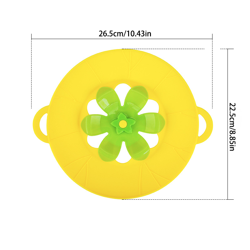 Silicone Anti-Spill Pot Lid & Fresh-Keeping Cover – Heat Resistant