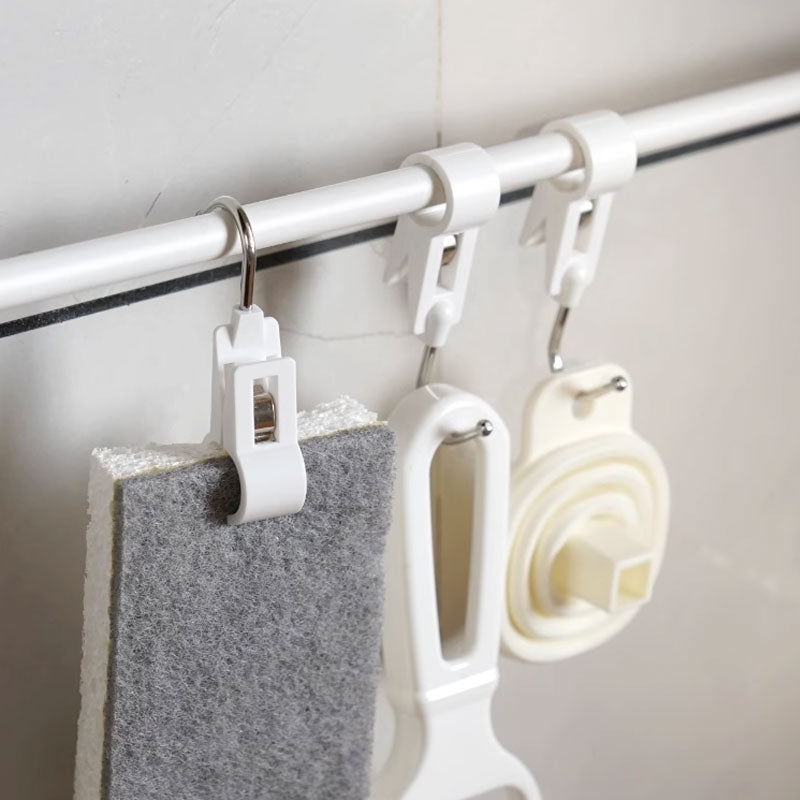 Heavy-Duty Double Clip Hook - Non-Slip Grip & No Drilling Required