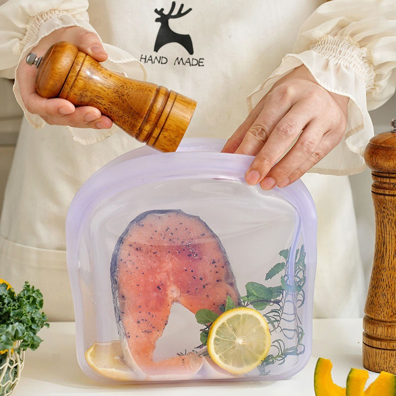 Silicone Food Storage Bags – Leak-Proof Seal, Safe Material