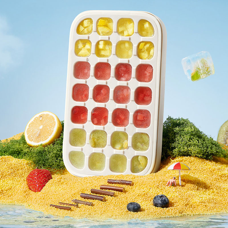 Large Capacity Press Ice Tray – Easy Release & Portion Control