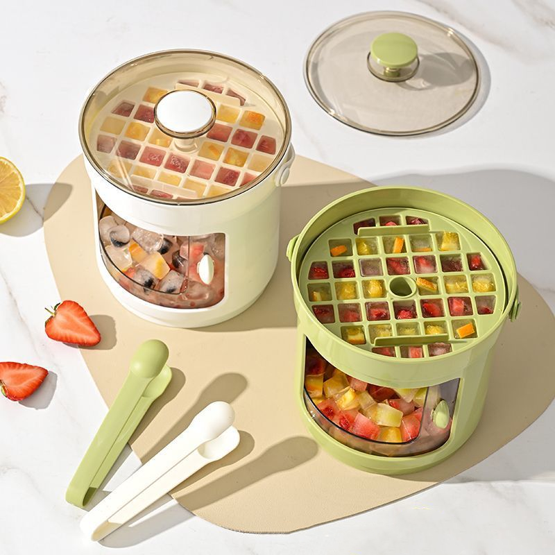 Press Ice Cube Tray – Large Capacity, Food-Grade Material