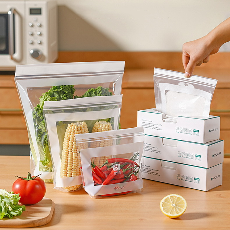 Fresh-Keeping Sealed Bags - Food-Grade Safe, Dustproof & Fresh-Locking