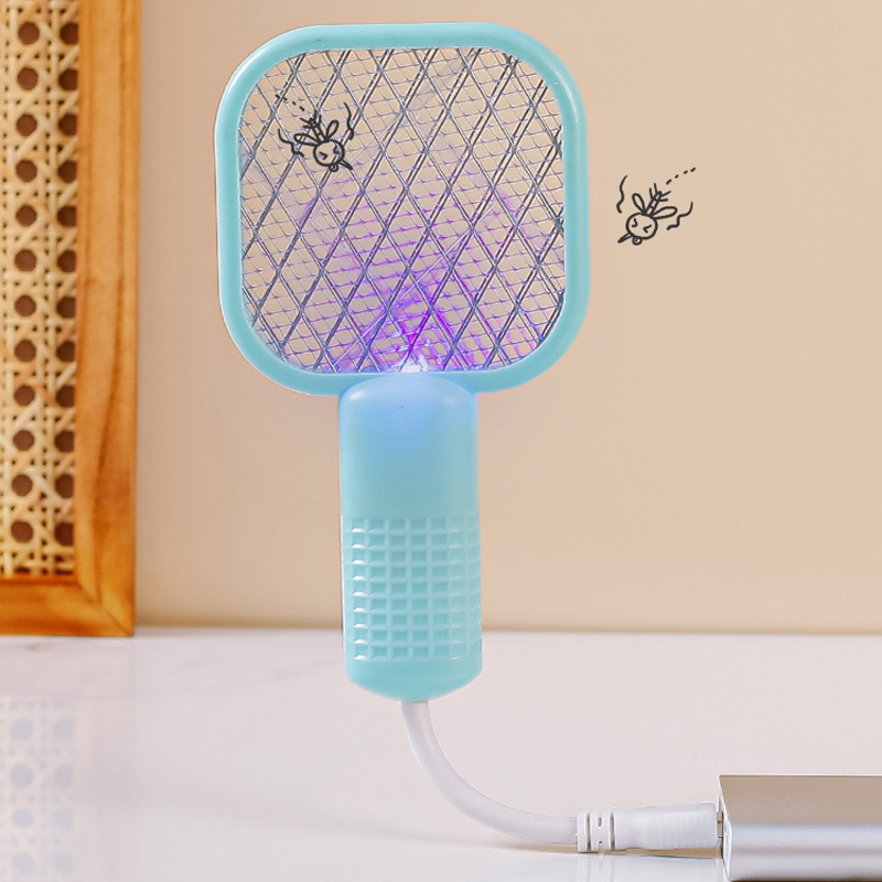 Mini Electric Mosquito Swatter - Plug-and-Play, Auto Trap