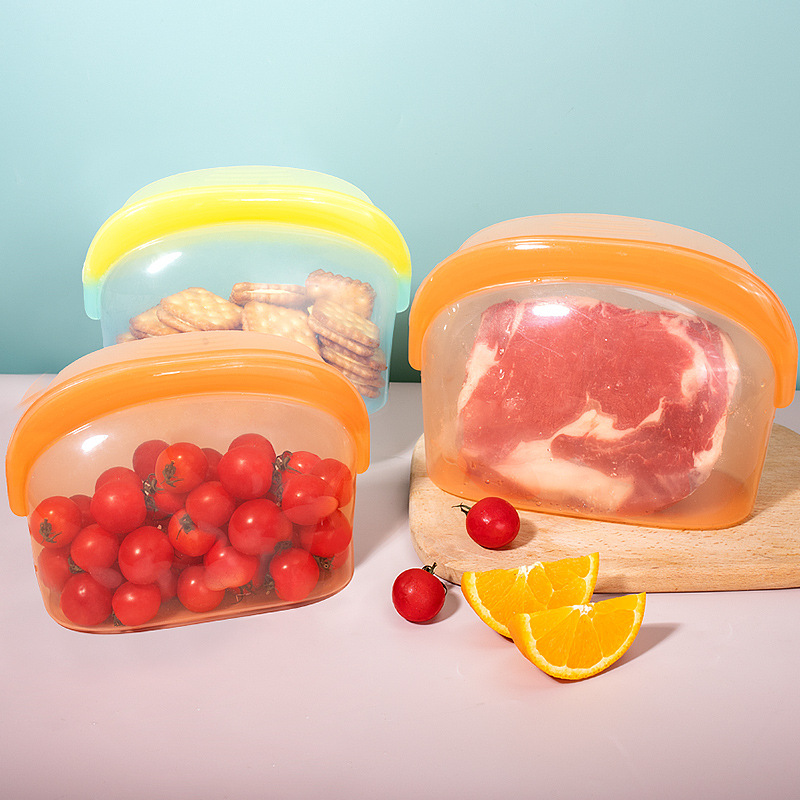 Silicone Food Storage Bags – Leak-Proof Seal, Safe Material
