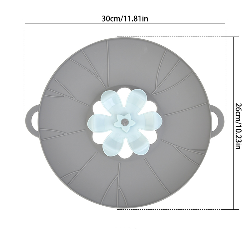 Silicone Anti-Spill Pot Lid & Fresh-Keeping Cover – Heat Resistant