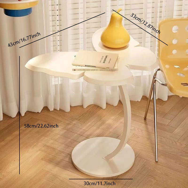 C-Shaped Minimalist Side Table – Compact & Space-Saving