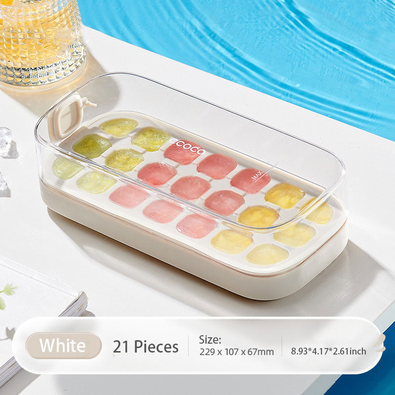 Large Capacity Press Ice Tray – Easy Release & Portion Control
