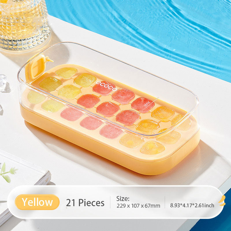 Large Capacity Press Ice Tray – Easy Release & Portion Control