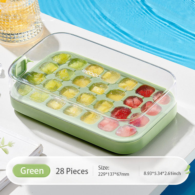 Large Capacity Press Ice Tray – Easy Release & Portion Control