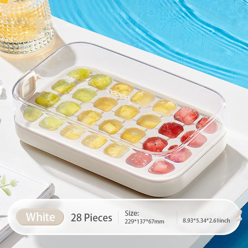 Large Capacity Press Ice Tray – Easy Release & Portion Control
