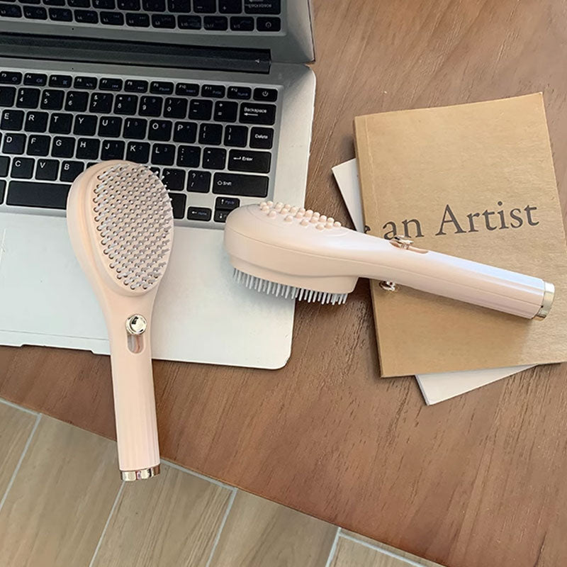2-in-1 Retractable Massage Comb – Compact & Portable