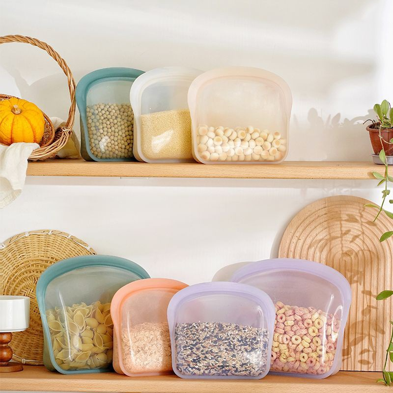 Silicone Food Storage Bags – Leak-Proof Seal, Safe Material