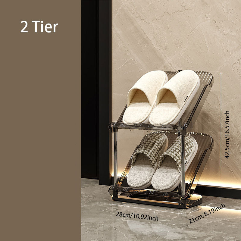 Acrylic Foldable Shoe Rack – Easy Installation & Space-Saving
