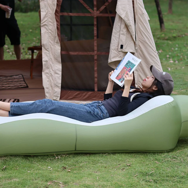 Portable Inflatable Lounger Sofa – Quick Auto Inflate, Amphibious Design