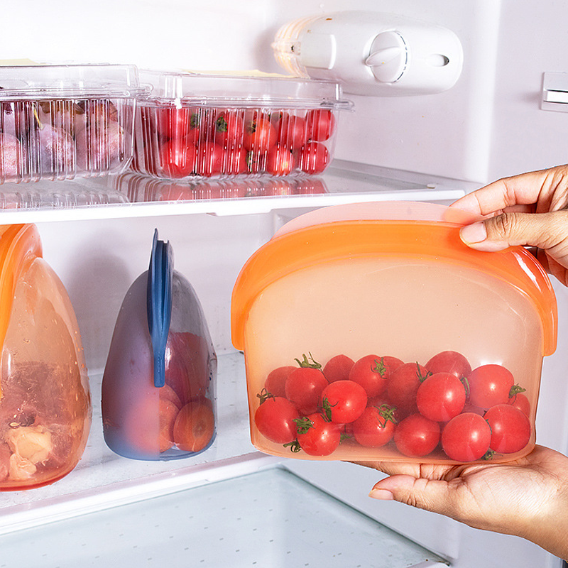 Silicone Food Storage Bags – Leak-Proof Seal, Safe Material