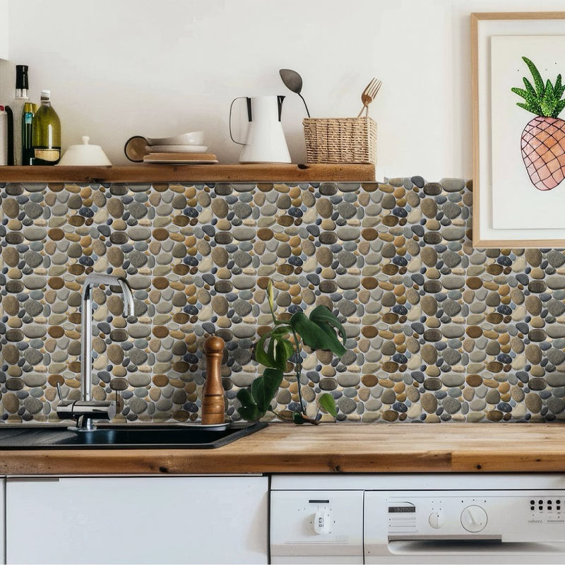 Natural Stone Peel & Stick Tiles - Waterproof & Easy to Apply