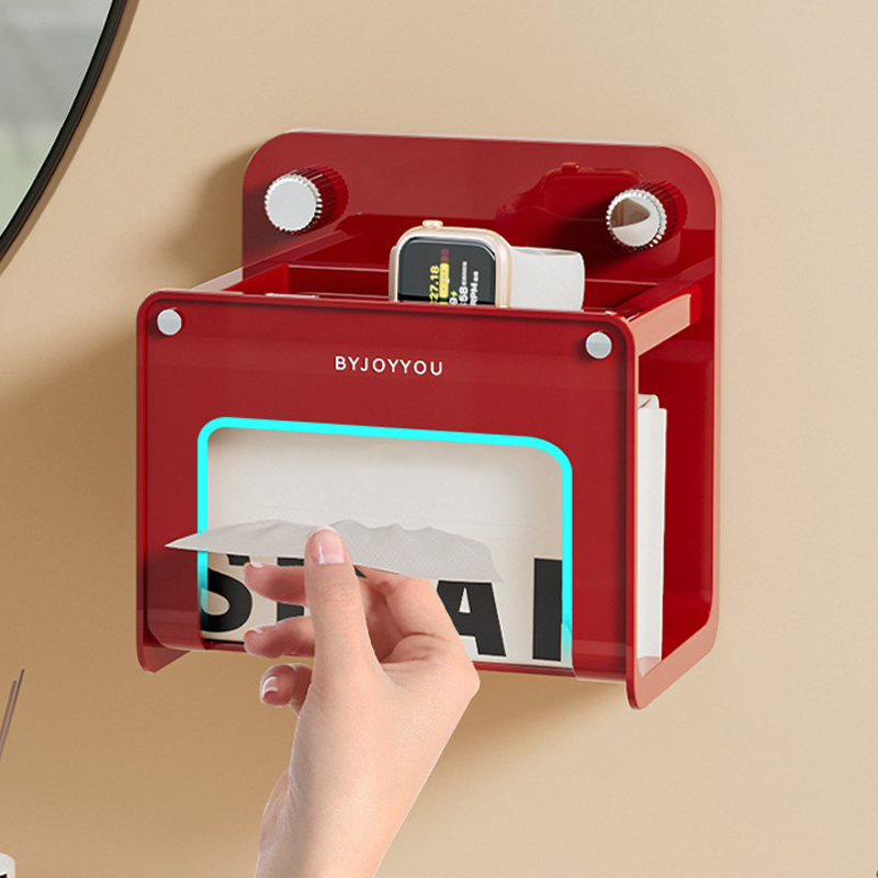 Suction Toilet Paper Holder – No-Drill Installation, Heavy-Duty Grip