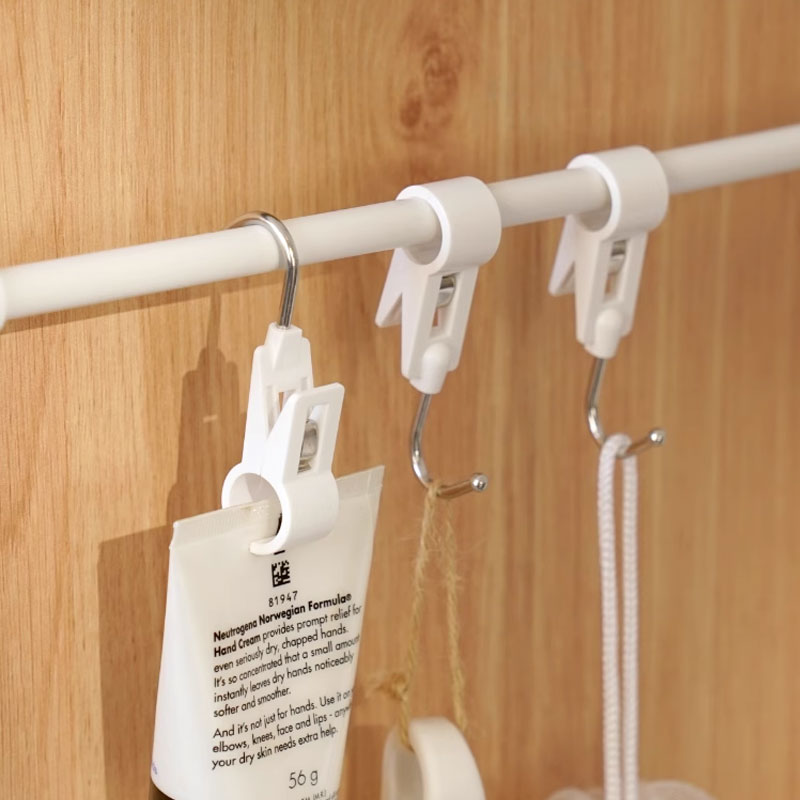 Heavy-Duty Double Clip Hook - Non-Slip Grip & No Drilling Required