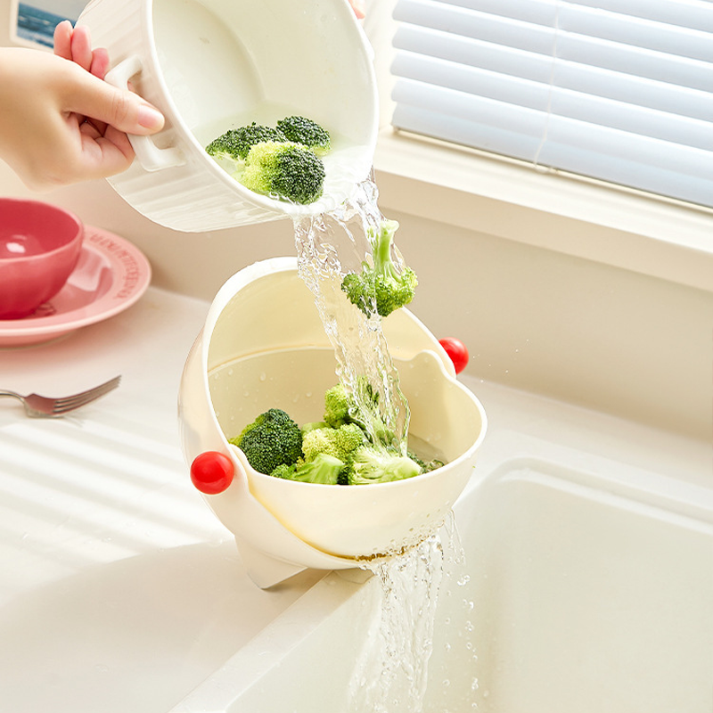 Rotating Drain Basket – High Temperature Resistant, Easy to Clean
