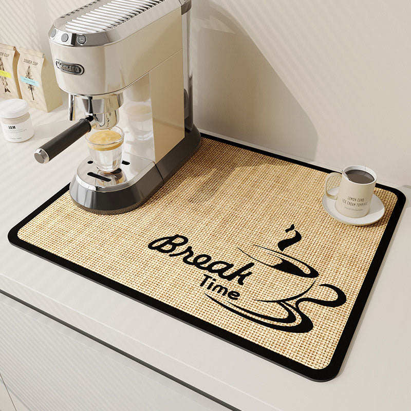 Coffee Machine Absorbent Mat – Anti-Slip & Protects Countertops