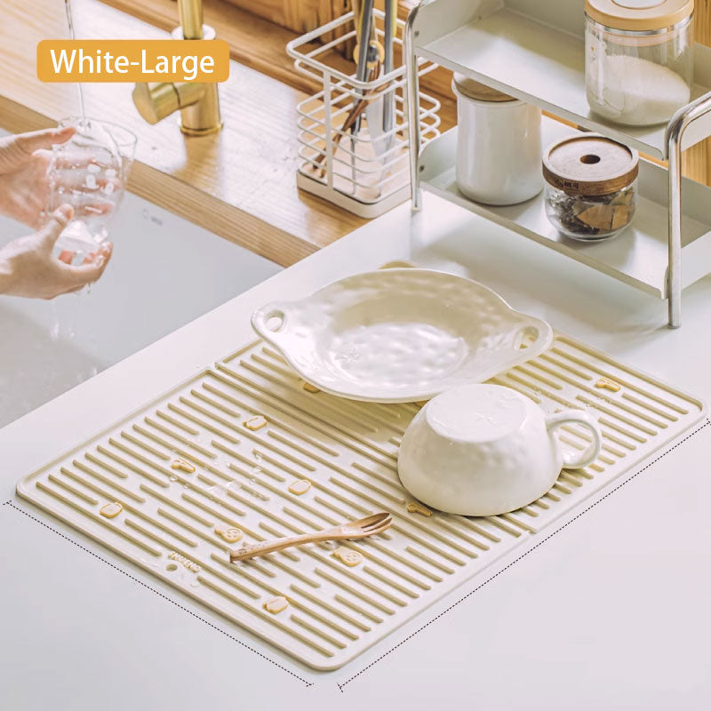 Kitchen Counter Heat-Resistant Draining Mat – Non-Slip & Easy to Clean
