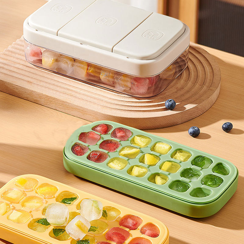 Large Capacity Press Ice Tray – Easy Release & Portion Control