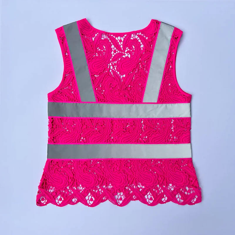 Lace Reflective Safety Vest – Stylish & High Visibility