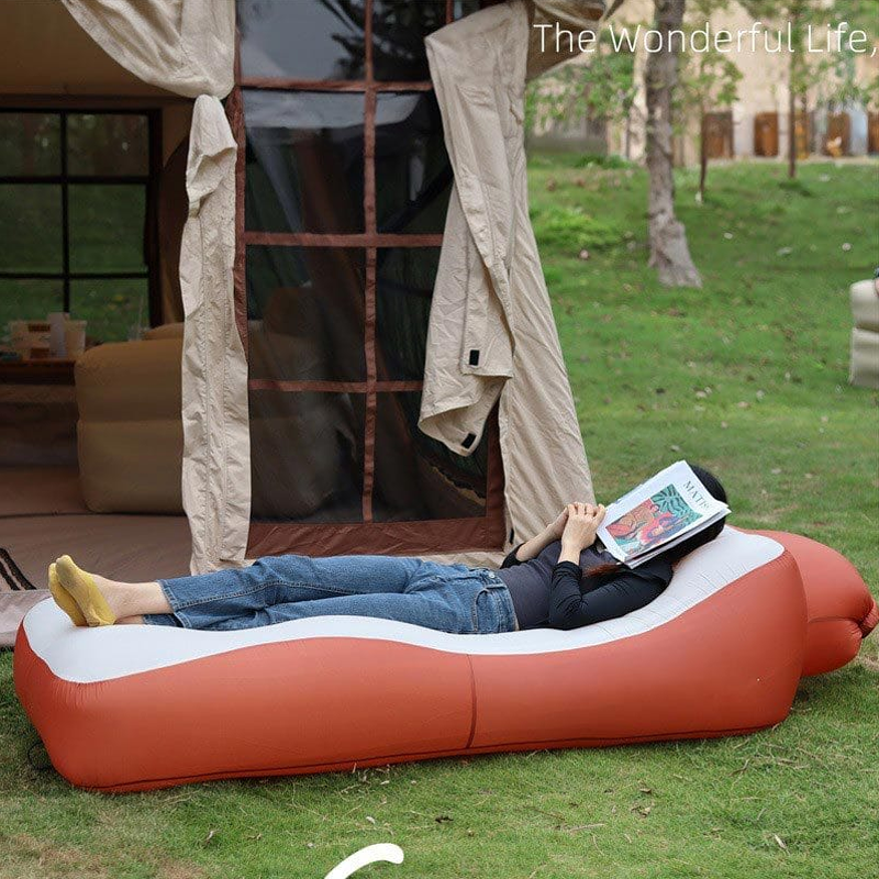 Portable Inflatable Lounger Sofa – Quick Auto Inflate, Amphibious Design