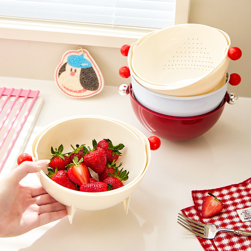 Rotating Drain Basket – High Temperature Resistant, Easy to Clean