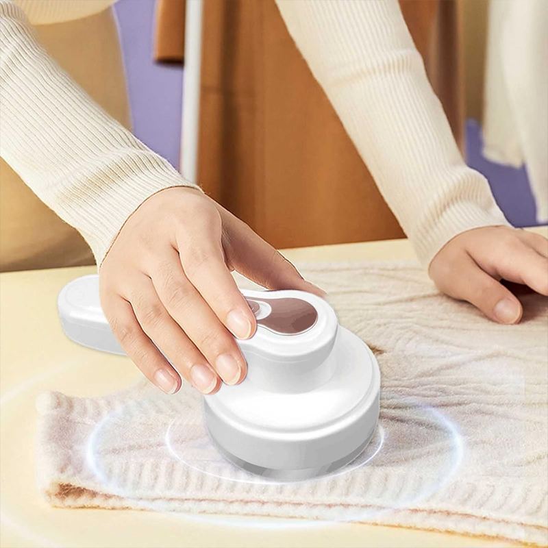 Electric Fabric Shaver – 3-Blade Cutter with Powerful Suction