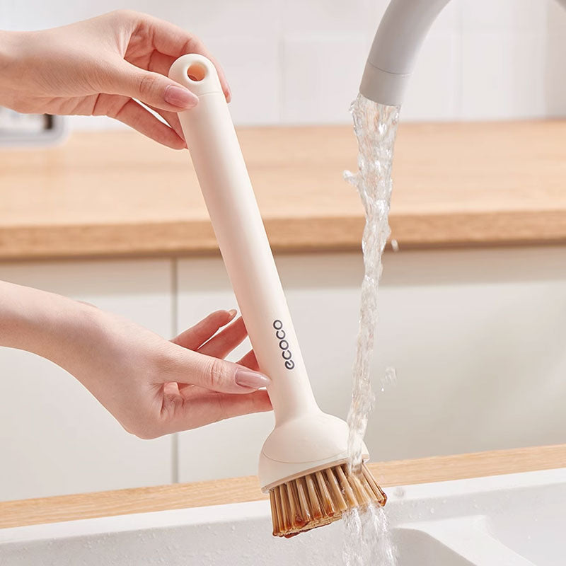 Rotating Long-Handle Pan Brush – Non-Stick & Scratch-Free