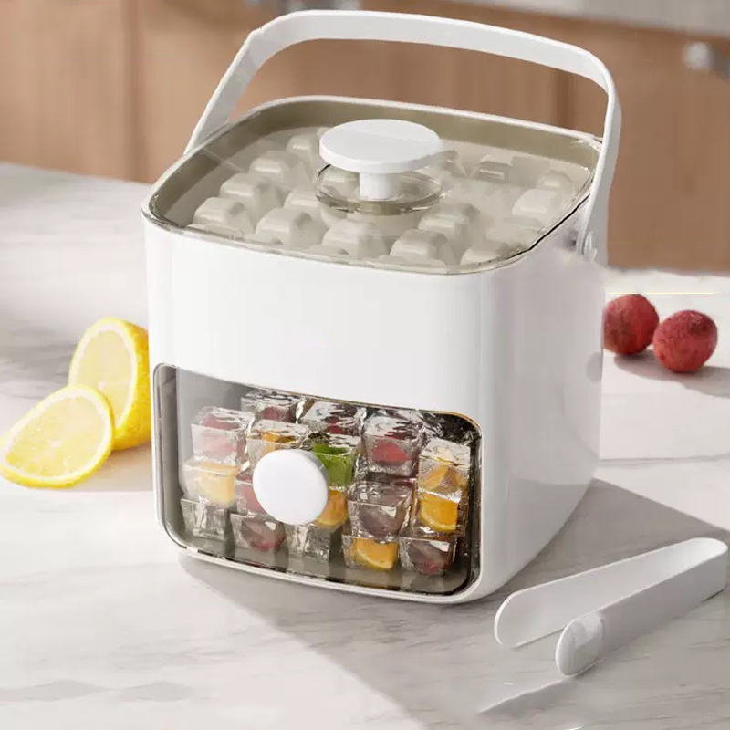 Press Ice Cube Tray – Large Capacity, Food-Grade Material