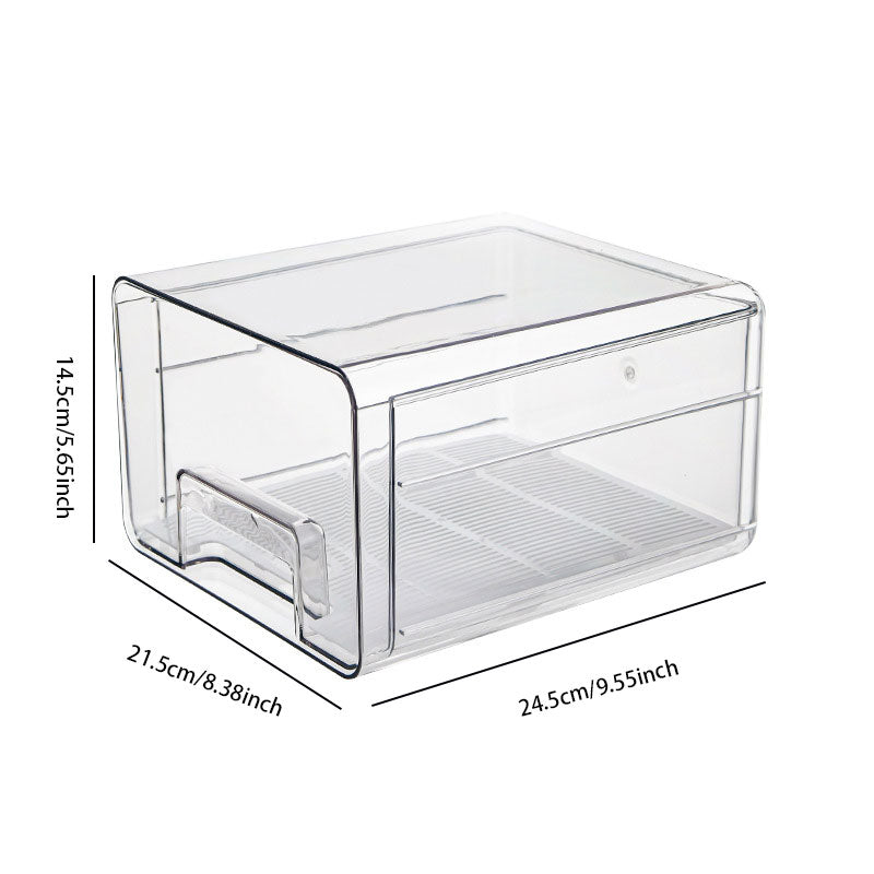 PET Multi-Functional Pull-Out Storage Box – Large Capacity & Easy Access