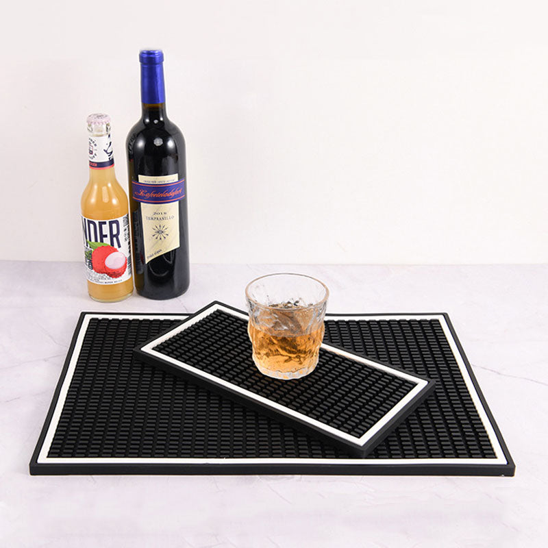 Bar Counter Dish Drying Mat – Quick Drain & Anti-slip and Shock Absorption