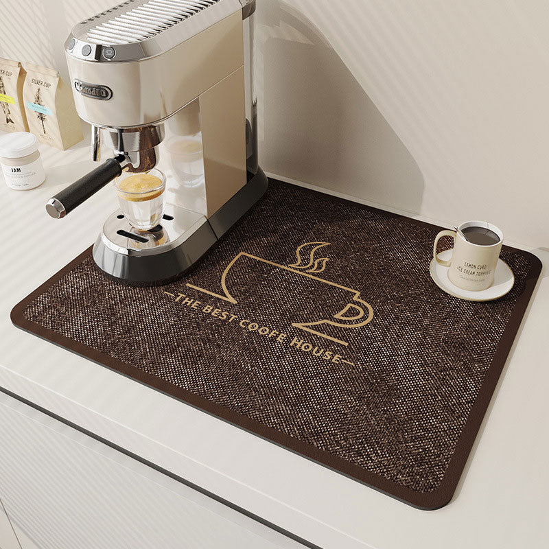 Coffee Machine Absorbent Mat – Anti-Slip & Protects Countertops