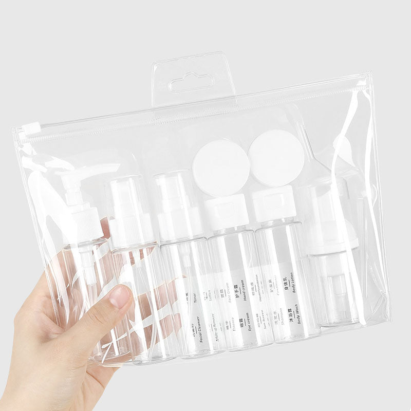 PET Travel Cosmetic Bottle Set – Compact & Portable