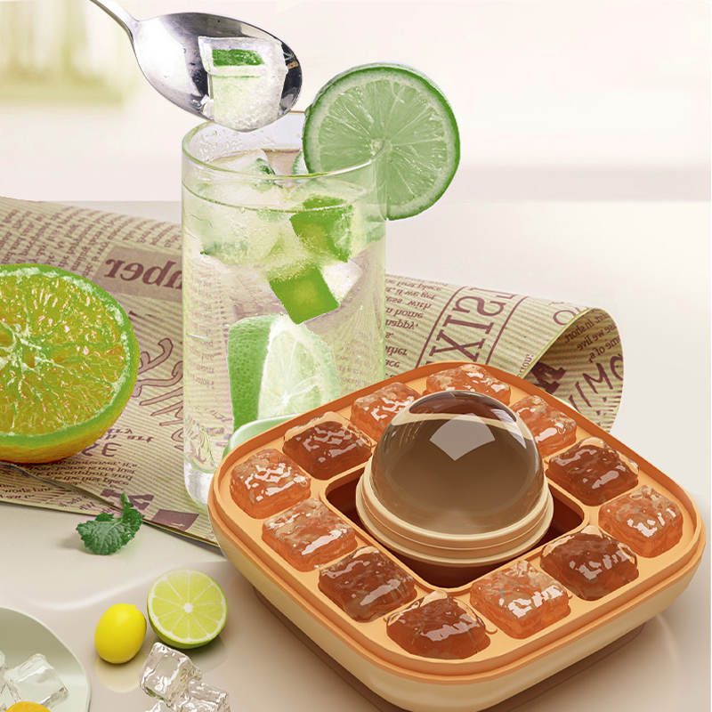 2-in-1 Press Ice Cube Tray – Quick Release & Easy to Use