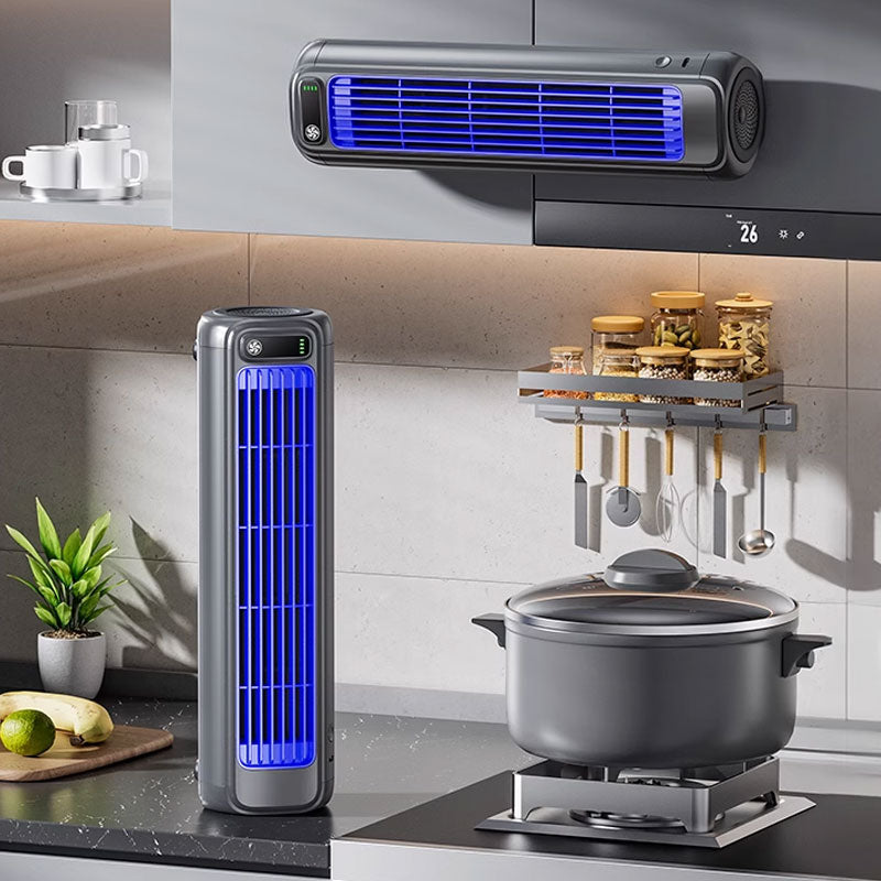 EZFlow Portable Wall-Mounted Silent Fan – No Drilling Required