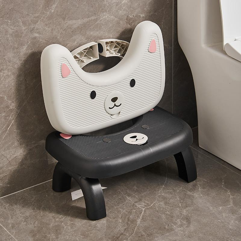 Foldable Toilet Stool – Portable, Aromatherapy Shelf Design