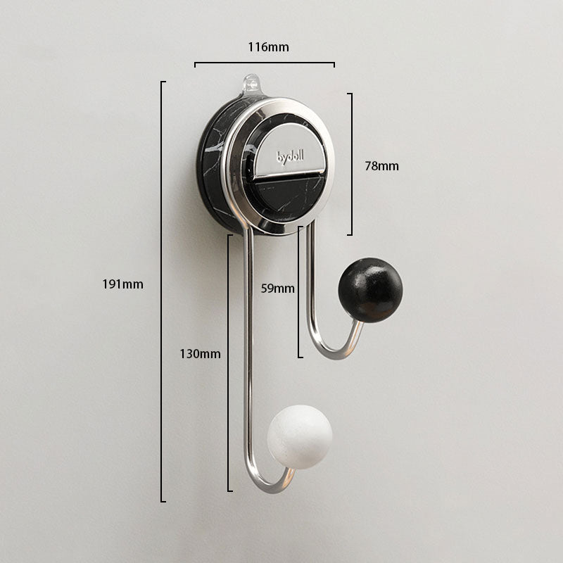 No-Drill Walnut Aluminum Faucet Rack: Hollow Drainage & Heavy-Duty