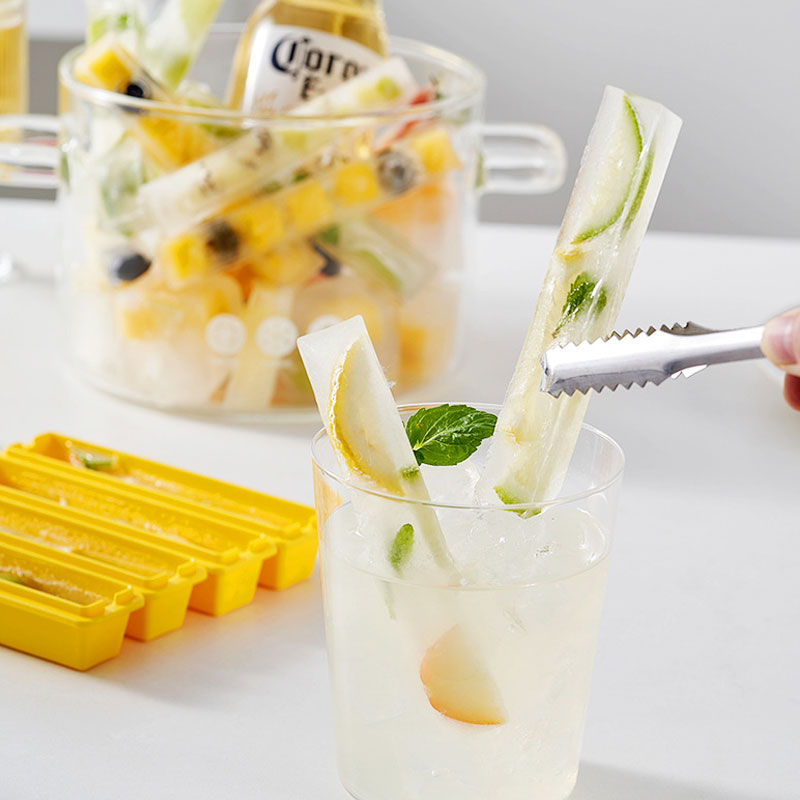 Strip Silicone Ice Mold: Fast Release, Space-Saving & Customizable