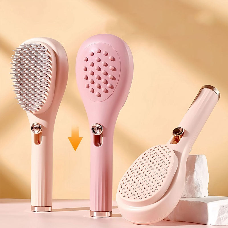 2-in-1 Retractable Massage Comb – Compact & Portable