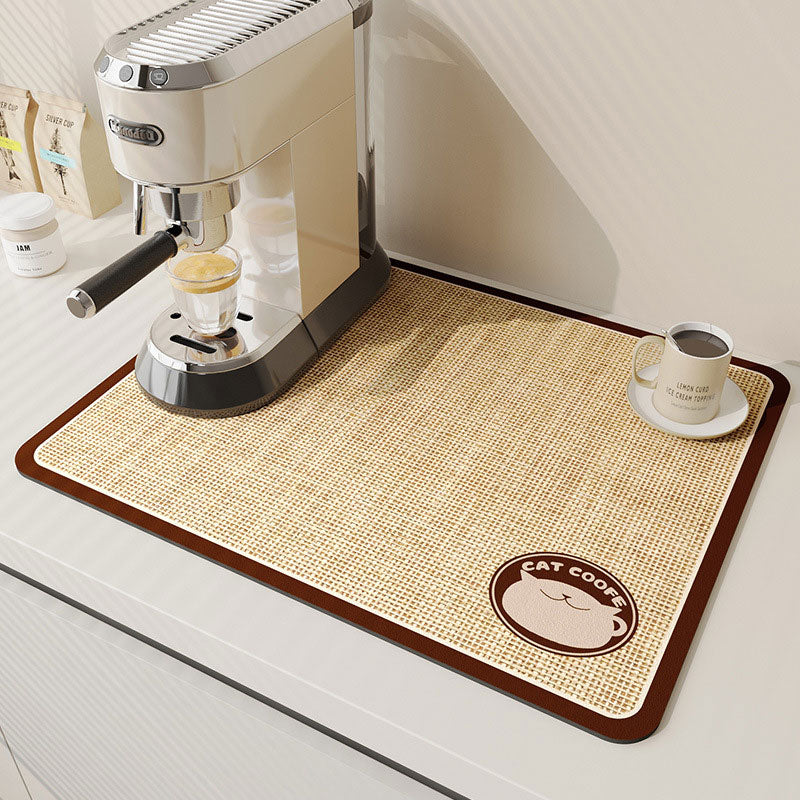 Coffee Machine Absorbent Mat – Anti-Slip & Protects Countertops