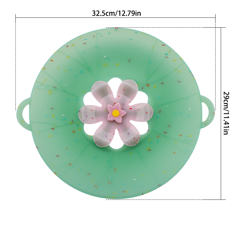 Silicone Anti-Spill Pot Lid & Fresh-Keeping Cover – Heat Resistant