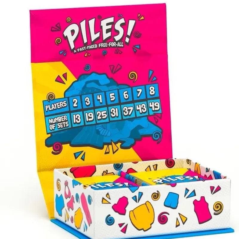 PILES! A Fast-Paced Free-For-All Clothes Matching Card Game
